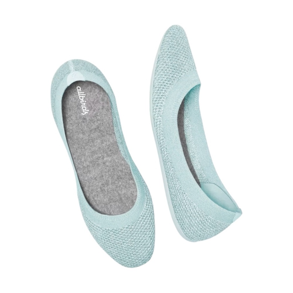 Allbirds Tree Breezers Slip-On Ballet Flats Frost Knit Women’s 10 US